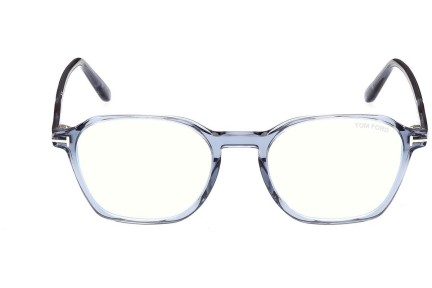 Okulary korekcyjne Tom Ford FT5804-B 090 Kwadratowe Niebieskie