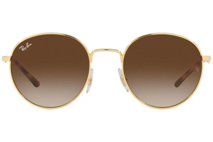 Okulary przeciwsłoneczne Ray-Ban RB3681 001/13 Okrągłe Złote