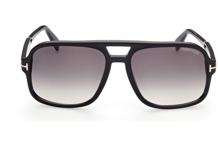 Okulary przeciwsłoneczne Tom Ford FT0884 01B Pilotki (Aviator) Czarne