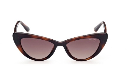 Okulary przeciwsłoneczne Guess GU9216 52F Kocie oczy Havana