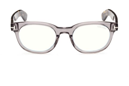 Okulary korekcyjne Tom Ford FT5807-B 020 Okrągłe Szare