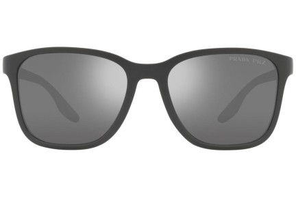 Okulary przeciwsłoneczne Prada Linea Rossa PS02WS UFK07H Polarized Kwadratowe Szare