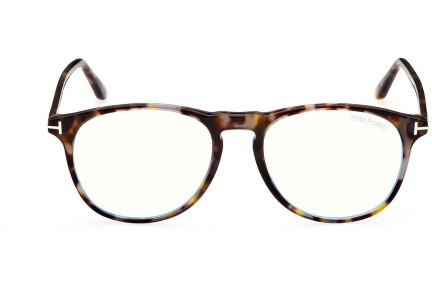 Okulary korekcyjne Tom Ford FT5805-B 055 Okrągłe Havana