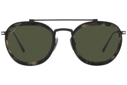 Okulary przeciwsłoneczne Persol PO5008ST 801531 Okrągłe Czarne