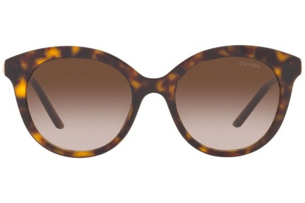 Okulary przeciwsłoneczne Prada PR02YS 2AU6S1 Okrągłe Havana