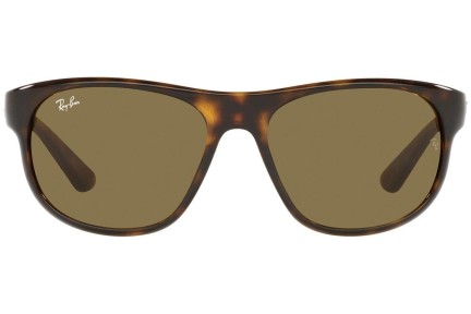 Okulary przeciwsłoneczne Ray-Ban RB4351 710/73 Owalne Havana