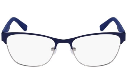 Okulary korekcyjne Lacoste L3112 401 Browline Niebieskie