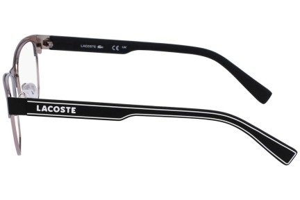 Okulary korekcyjne Lacoste L3112 002 Browline Czarne