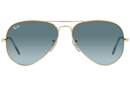 Okulary przeciwsłoneczne Ray-Ban Aviator RB3025 001/3M Pilotki (Aviator) Złote