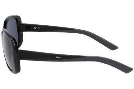 Okulary przeciwsłoneczne Nike Audacious S FD1883 010 Kwadratowe Czarne