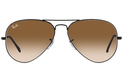 Okulary przeciwsłoneczne Ray-Ban Aviator RB3025 002/51 Pilotki (Aviator) Czarne