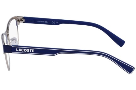 Okulary korekcyjne Lacoste L3112 401 Browline Niebieskie