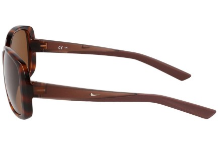 Okulary przeciwsłoneczne Nike Audacious S FD1883 220 Kwadratowe Havana