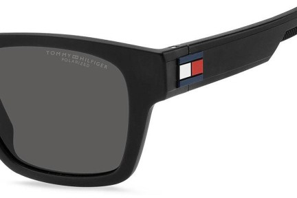 Okulary przeciwsłoneczne Tommy Hilfiger TH1975/S 003/M9 Polarized Kwadratowe Czarne