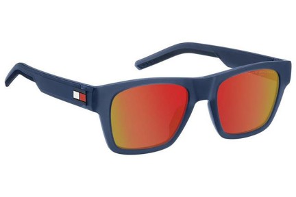 Okulary przeciwsłoneczne Tommy Hilfiger TH1975/S FLL/B8 Kwadratowe Niebieskie