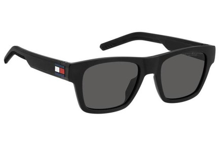 Okulary przeciwsłoneczne Tommy Hilfiger TH1975/S 003/M9 Polarized Kwadratowe Czarne