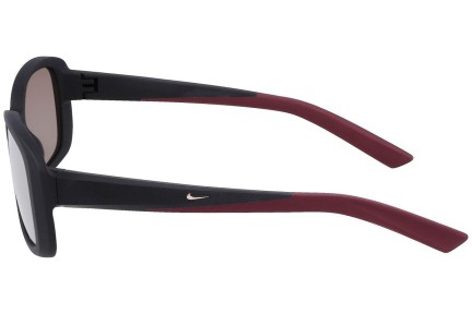 Okulary przeciwsłoneczne Nike Epic Breeze M FD4923 010 Prostokątne Czarne