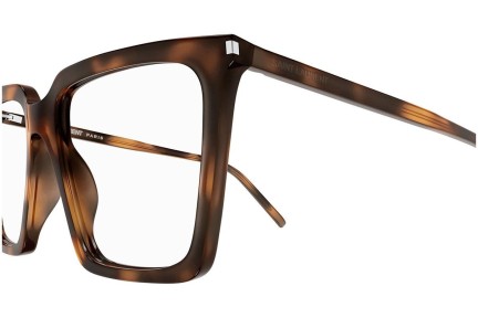 Okulary korekcyjne Saint Laurent SL474OPT 002 Nieregularny Havana