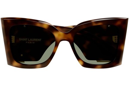 Okulary przeciwsłoneczne Saint Laurent SLM119BLAZE 002 Kocie oczy Havana