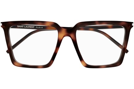 Okulary korekcyjne Saint Laurent SL474OPT 002 Nieregularny Havana