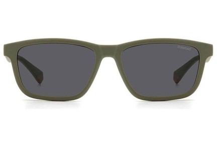 Okulary korekcyjne Polaroid PLD2147/CS DLD/M9 Polarized Prostokątne Zielone