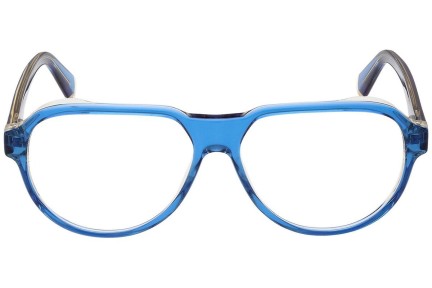 Okulary korekcyjne Guess GU50090 092 Prostokątne Niebieskie