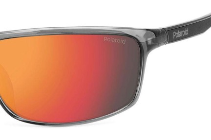 Okulary przeciwsłoneczne Polaroid PLD7036/S KB7/OZ Polarized Prostokątne Szare