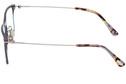 Okulary korekcyjne Tom Ford FT5865-B 013 Prostokątne Szare