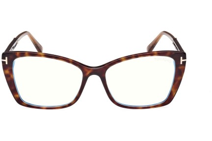 Okulary korekcyjne Tom Ford FT5893-B 052 Kocie oczy Havana