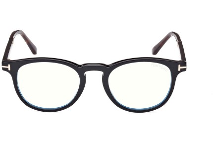 Okulary korekcyjne Tom Ford FT5891-B 005 Okrągłe Czarne