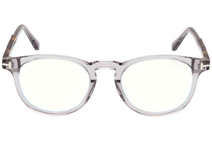 Okulary korekcyjne Tom Ford FT5891-B 020 Okrągłe Szare