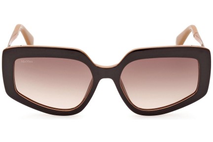 Okulary przeciwsłoneczne Max Mara Design 7 MM0069 50F Nieregularny Brązowe