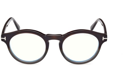 Okulary korekcyjne Tom Ford FT5887-B 056 Okrągłe Czarne