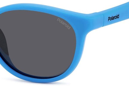 Okulary przeciwsłoneczne Polaroid PLD7050/S MVU/M9 Polarized Okrągłe Niebieskie