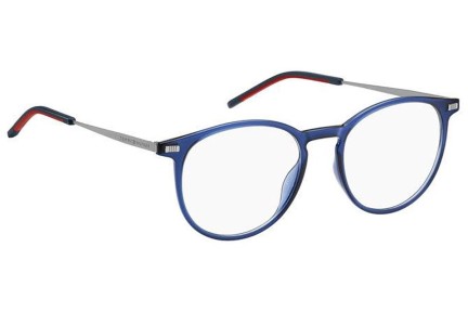 Okulary korekcyjne Tommy Hilfiger TH2021 PJP Owalne Niebieskie