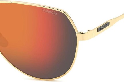 Okulary przeciwsłoneczne Polaroid PLD2145/G/S/X J5G/OZ Polarized Pilotki (Aviator) Złote