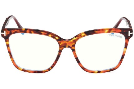 Okulary korekcyjne Tom Ford FT5892-B 054 Kwadratowe Havana