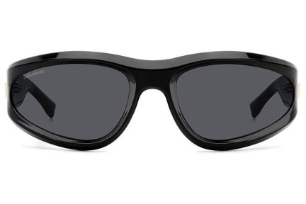 Okulary przeciwsłoneczne Dsquared2 D20101/S 807/IR Nieregularny Czarne