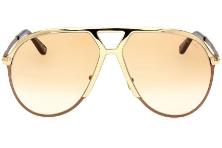 Okulary przeciwsłoneczne Tom Ford Xavier FT1060 30F Pilotki (Aviator) Złote