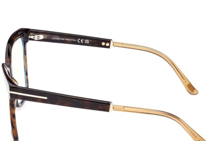 Okulary korekcyjne Tom Ford FT5892-B 052 Kwadratowe Havana