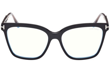 Okulary korekcyjne Tom Ford FT5892-B 001 Kwadratowe Czarne