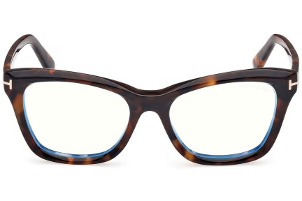 Okulary korekcyjne Tom Ford FT5909-B 052 Kocie oczy Havana