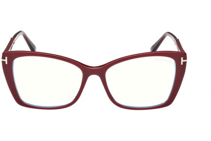 Okulary korekcyjne Tom Ford FT5893-B 069 Kocie oczy Czerwone