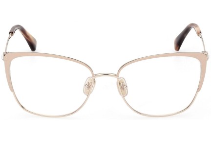 Okulary korekcyjne Max Mara MM5106 028 Kocie oczy Złote