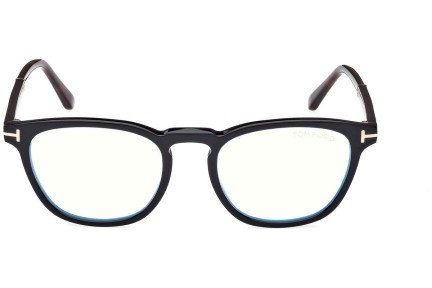 Okulary korekcyjne Tom Ford FT5890-B 005 Okrągłe Czarne