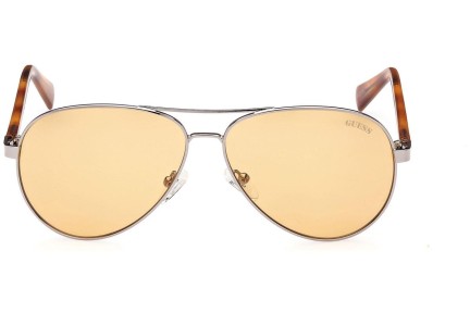 Okulary przeciwsłoneczne Guess GU8279 08E Pilotki (Aviator) Srebrne