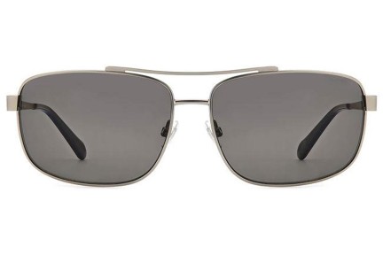 Okulary przeciwsłoneczne Fossil FOS2130/G/S R81/M9 Polarized Prostokątne Srebrne