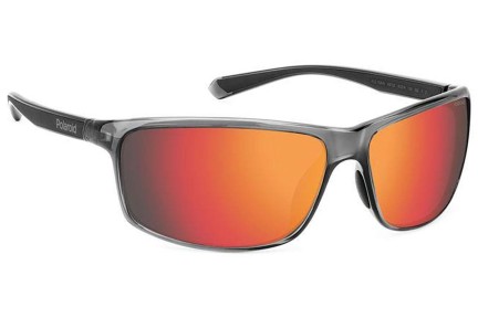 Okulary przeciwsłoneczne Polaroid PLD7036/S KB7/OZ Polarized Prostokątne Szare