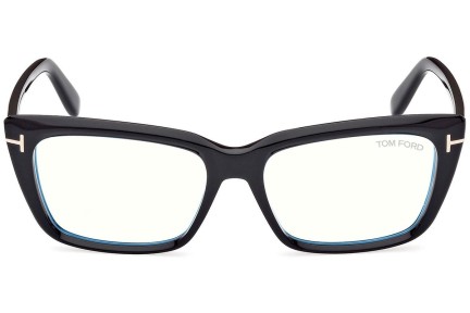 Okulary korekcyjne Tom Ford FT5894-B 001 Kwadratowe Czarne