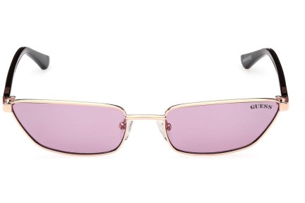 Okulary przeciwsłoneczne Guess GU8285 28Y Nieregularny Złote